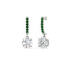 Load image into Gallery viewer, 1 Carat Solitaire Diamond Drop Earrings