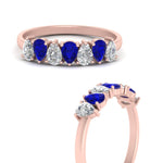 Load image into Gallery viewer, 1 Carat Teardrop Wedding Band Diamond