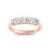 Load image into Gallery viewer, 1-ct-asscher-cut-five-stone-diamond-band-in-rose-gold-fdwb8008asangle5-1.00ct-nl-rg.jpg?v=1773743941