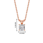 Load image into Gallery viewer, 1-ct-asscher-diamond-pendant-in-rose-gold-FDPD8469ANGLE1-AS-1.00-RG-HW.jpg?v=1758706545