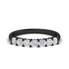 Load image into Gallery viewer, 1-ct-cushion-diamond-seven-stone-wedding-ring-in-black-gold-fdwb9497cusleep-1.00ct-nl-bg?v=1773313156