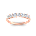 Load image into Gallery viewer, 1-ct-cushion-diamond-seven-stone-wedding-ring-in-rose-gold-fdwb9497cuangle5-1.00ct-nl-rg?v=1773313156