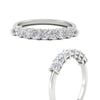 Load image into Gallery viewer, 1-ct-cushion-diamond-seven-stone-wedding-ring-in-white-gold-fdwb9497cuangle3-1.00ct-nl-wg?v=1773313156