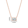 Load image into Gallery viewer, 1-ct-east-west-radiant-cut-bezel-diamond-pendant-in-rose-gold-fdpd11763raangle1-1.00ct-nl-rg-hw.jpg