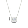 Load image into Gallery viewer, 1-ct-east-west-radiant-cut-bezel-diamond-pendant-in-white-gold-fdpd11763raangle1-1.00ct-nl-wg-hw.jpg
