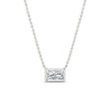 Load image into Gallery viewer, 1-ct-east-west-radiant-cut-bezel-diamond-pendant-in-white-gold-fdpd11763raangle1-1.00ct-nl-wg.jpg