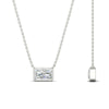 Load image into Gallery viewer, 1-ct-east-west-radiant-cut-bezel-diamond-pendant-in-white-gold-fdpd11763raangle2-1.00ct-nl-wg.jpg