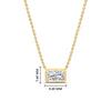 Load image into Gallery viewer, 1-ct-east-west-radiant-cut-bezel-diamond-pendant-in-yellow-gold-fdpd11763raangle1-1.00ct-nl-yg-hw.jpg