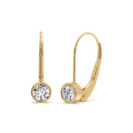 Load image into Gallery viewer, 1-ct-lever-back-bezel-set-round-diamond-earrings-in-yellow-gold-FDEAR11589RO-1.00-CT-ANGLE1-YG?v=1755863038