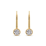 Load image into Gallery viewer, 1-ct-lever-back-bezel-set-round-diamond-earrings-in-yellow-gold-FDEAR11589RO-1.00-CT-ANGLE2-YG?v=1755863038