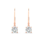 Load image into Gallery viewer, 1-ct-leverback-cushion-cut-diamond-drop-earrings-in-rose-gold-fdear11236cuangle2-1.00ct-nl-rg.jpg?v=1765359796