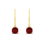 Load image into Gallery viewer, 1-ct-leverback-cushion-cut-ruby-drop-earrings-in-yellow-gold-fdear11236cugrudrangle2-1.00ct-nl-yg.jpg?v=1765359797