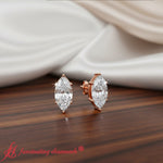Load image into Gallery viewer, 1-ct-marquise-diamond-6-prong-stud-earrings-in-rose-gold-fdear10411mq-fancy-nl-rg