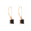 Load image into Gallery viewer, 1-ct-princess-cut-black-diamond-leverback-dangle-earrings-in-rose-gold-fdear11236prgblackangle3-1.00ct-nl-rg.jpg?v=1765510587