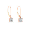 Load image into Gallery viewer, 1-ct-princess-cut-diamond-leverback-dangle-earrings-in-rose-gold-fdear11236prangle3-1.00ct-nl-rg.jpg?v=1765510586