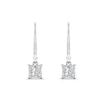 Load image into Gallery viewer, 1-ct-princess-cut-diamond-leverback-dangle-earrings-in-white-gold-fdear11236prangle2-1.00ct-nl-wg.jpg?v=1765510586