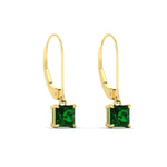 Load image into Gallery viewer, 1-ct-princess-cut-emerald-leverback-dangle-earrings-in-yellow-gold-fdear11236prgemgrangle3-1.00ct-nl-yg.jpg?v=1765510586