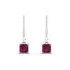 Load image into Gallery viewer, 1-ct-princess-cut-pink-sapphire-leverback-dangle-earrings-in-white-gold-fdear11236prgsadrpiangle2-1.00ct-nl-wg.jpg?v=1765510587