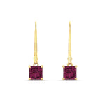 Load image into Gallery viewer, 1-ct-princess-cut-pink-sapphire-leverback-dangle-earrings-in-yellow-gold-fdear11236prgsadrpiangle2-1.00ct-nl-yg.jpg?v=1765510587