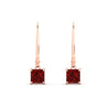Load image into Gallery viewer, 1-ct-princess-cut-ruby-leverback-dangle-earrings-in-rose-gold-fdear11236prgrudrangle2-1.00ct-nl-rg.jpg?v=1765510587