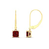 Load image into Gallery viewer, 1-ct-princess-cut-ruby-leverback-dangle-earrings-in-yellow-gold-fdear11236prgrudrangle4-1.00ct-nl-yg.jpg?v=1765510587
