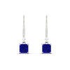 Load image into Gallery viewer, 1-ct-princess-cut-sapphire-leverback-dangle-earrings-in-white-gold-fdear11236prgsablangle2-1.00ct-nl-wg.jpg?v=1765510586