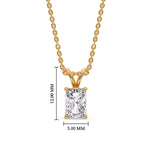Load image into Gallery viewer, 1-ct-radiant-cut-solitaire-necklace-in-yellow-gold-FDPD8469ANGLE1-RA-1.00-YG-HW.jpg?v=1758796326