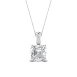 Load image into Gallery viewer, 1-ct-asschre-cut-diamond-filigree-pendant-in-FDPD86802AS1.0CTANGLE2-NL-WG