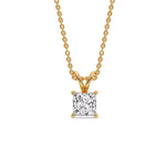Load image into Gallery viewer, 1-ct.-diamond-princess-cut-solitaire-necklace-in-yellow-gold-FDPD8469ANGLE1-PR-1.00-YG.jpg?v=1758712604