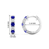 Load image into Gallery viewer, 1-ct.-diamond-small-hoop-earring-with-sapphire-in-white-gold-FDEAR10773GSABLANGLE1-NL-WG_1703283f-2b30-476d-8151-e207d19f5c72