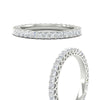 Load image into Gallery viewer, 1-ctw-diamond-eternity-princess-cut-wedding-ring-in-white-gold-FD10247PRBANGLE3-1.00-CT-NL-WG