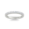 Load image into Gallery viewer, 1-ctw-diamond-eternity-princess-cut-wedding-ring-in-white-gold-FD10247PRBANGLE5-1.00CT-NL-WG