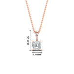 Load image into Gallery viewer, 1.00-ct-asscher-cut-pave-diamond-bail-pendant-in-rose-gold-fdpd11636asangle1-5.50mm-nl-rg-hw.jpg?v=1769514551