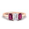 Load image into Gallery viewer, 1.00-ct-emerald-cut-three-stone-pink-sapphire-engagement-ring-in-rose-gold-fdenr9299emgsadrpisleep-1.00ct-nl-rg.jpg