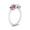 Load image into Gallery viewer, 1.00-ct-emerald-cut-three-stone-pink-sapphire-engagement-ring-in-white-gold-fdenr9299emgsadrpiangle2-1.00ct-nl-wg.jpg