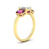 Load image into Gallery viewer, 1.00-ct-emerald-cut-three-stone-pink-sapphire-engagement-ring-in-yellow-gold-fdenr9299emgsadrpiangle2-1.00ct-nl-yg.jpg
