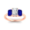 Load image into Gallery viewer, 1.00-ct-emerald-cut-three-stone-sapphire-engagement-ring-in-rose-gold-fdenr9299emgsablangle5-1.00ct-nl-rg.jpg
