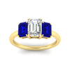 Load image into Gallery viewer, 1.00-ct-emerald-cut-three-stone-sapphire-engagement-ring-in-yellow-gold-fdenr9299emgsablangle5-1.00ct-nl-yg.jpg
