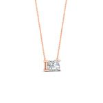 Load image into Gallery viewer, 1.00-ct-horizontal-radiant-diamond-solitaire-pendant-in-rose-gold-fdpd10700raangle3-1.00ct-nl-rg.jpg?v=1768297577