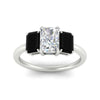 Load image into Gallery viewer, 1.00-ct-radiant-cut-three-stone-black-diamond-engagement-ring-in-white-gold-fdenr9299ragblackangle5-1.00ct-nl-wg.jpg