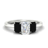 Load image into Gallery viewer, 1.00-ct-radiant-cut-three-stone-black-diamond-engagement-ring-in-white-gold-fdenr9299ragblacksleep-1.00ct-nl-wg.jpg
