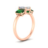 Load image into Gallery viewer, 1.00-ct-radiant-cut-three-stone-emerald-engagement-ring-in-rose-gold-fdenr9299ragemgrangle2-1.00ct-nl-rg.jpg