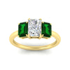 Load image into Gallery viewer, 1.00-ct-radiant-cut-three-stone-emerald-engagement-ring-in-yellow-gold-fdenr9299ragemgrangle5-1.00ct-nl-yg.jpg