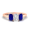 Load image into Gallery viewer, 1.00-ct-radiant-cut-three-stone-sapphire-engagement-ring-in-rose-gold-fdenr9299ragsablsleep-1.00ct-nl-rg.jpg
