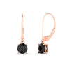 Load image into Gallery viewer, 1.00-ct-round-cut-black-diamond-leverback-dangle-earrings-in-rose-gold-fdear11236rogblackangle1-1.00ct-nl-rg.jpg?v=1768373567