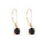 Load image into Gallery viewer, 1.00-ct-round-cut-black-diamond-leverback-dangle-earrings-in-rose-gold-fdear11236rogblackangle3-1.00ct-nl-rg.jpg?v=1768373567
