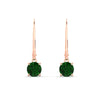 Load image into Gallery viewer, 1.00-ct-round-cut-emerald-leverback-dangle-earrings-in-rose-gold-fdear11236rogemgrangle2-1.00ct-nl-rg.jpg?v=1768373567