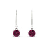 Load image into Gallery viewer, 1.00-ct-round-cut-pink-sapphire-leverback-dangle-earrings-in-white-gold-fdear11236rogsadrpiangle2-1.00ct-nl-wg.jpg?v=1768373567