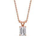 Load image into Gallery viewer, 1.00-ct.-emerald-cut-solitaire-pendant-in-rose-gold-yellow-gold-FDPD8469ANGLE1-EM-1.00-RG.jpg?v=1759468255