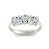 Load image into Gallery viewer, 1.25-carat-5-stone-wedding-band-diamond-teardrop-in-white-gold-fdwb8008peangle5-1.25ct-nl-wg.jpg